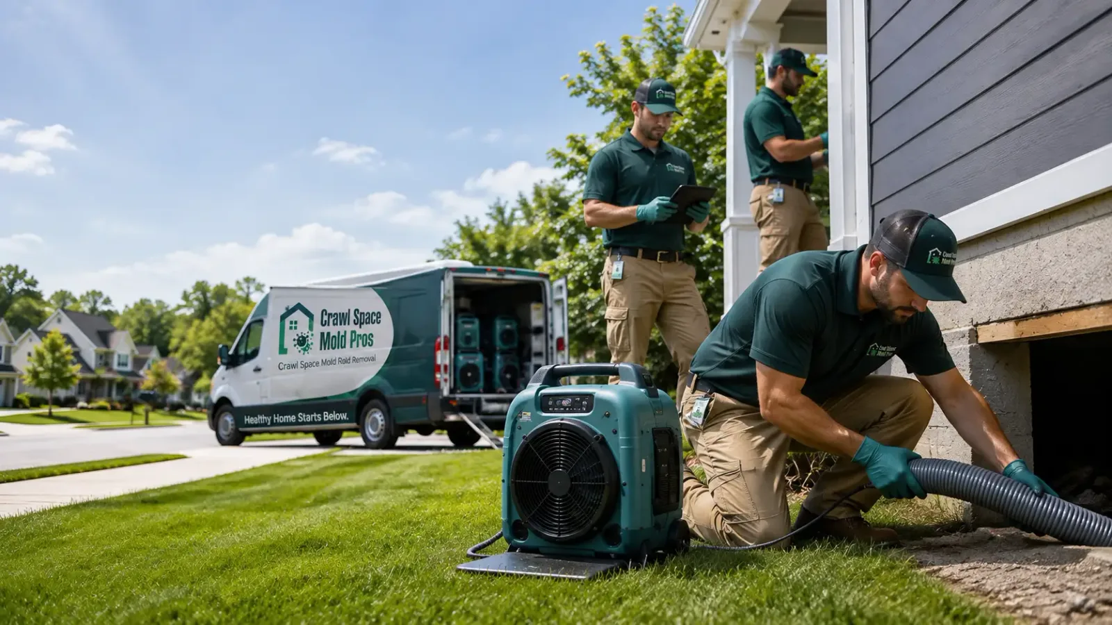 Crawl Space Mold Removal in Sanford, TX